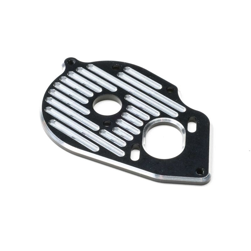 Team Losi Racing - TLR-1071 Motor Plate, Machined Aluminum, Black: 22S Sprint