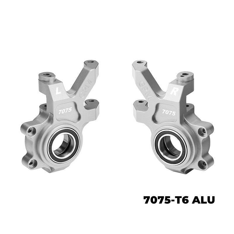 GPM RACING 7075 ALLOY FRONT OVERSIZED STEERING BLOCKS TPS021 FOR TRAXXAS 1/6 FUNCO PRO SCALE 2WD SAND CAR 8S