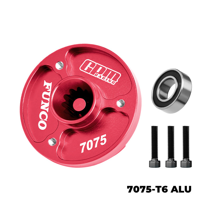 GPM RACING,TRAXXAS-FUNCO 7075-T6 ALLOY FIXED SPUR GEAR MOUNT TPS035