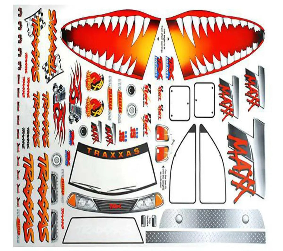 Traxxas TRA4913X T-MAXX Jaws Decals
