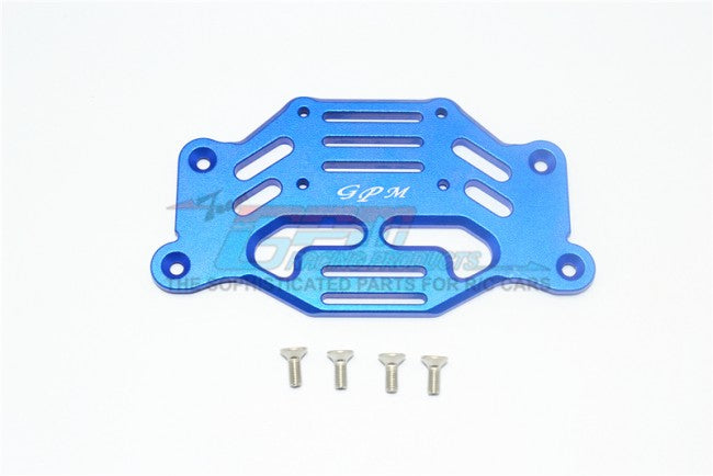 GPM Alu-Stabilisierungsplatte Für Traxxas TRX-4 Bronco/Blazer/G500 – 1-teilig, Grau/silber