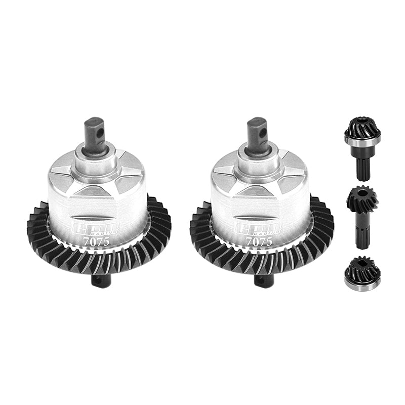GPM RACING,TRAXXAS-MINI MAXX MONSTER (No Diffs Oil) 4140 CARBON STEEL + 7075 ALLOY FRONT & REAR COMPLETE DIFFERENTIAL TXMM1137S
