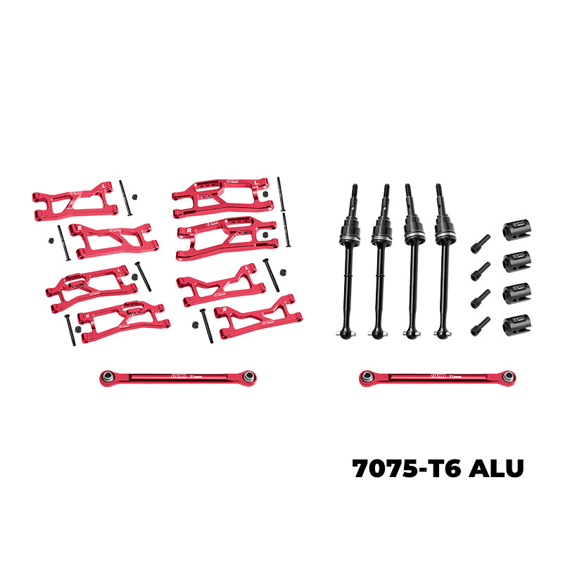 GPM RACING,TRAXXAS-MINI MAXX MINI XRT 7075 ALLOY WIDEMAXX SUSPENSION KIT TXMMWIDE/KIT