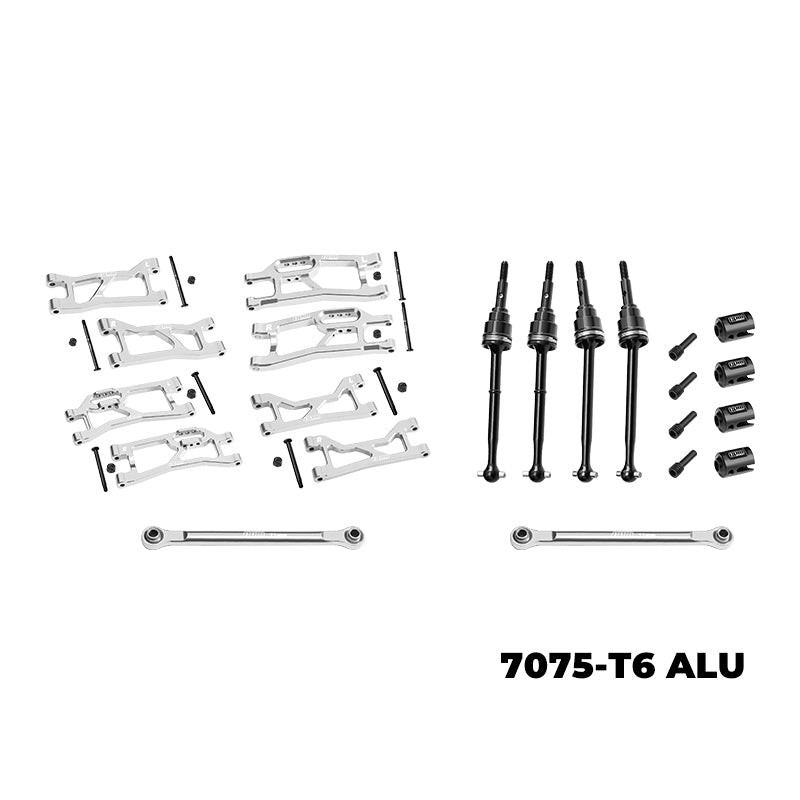 GPM RACING,TRAXXAS-MINI MAXX MINI XRT 7075 ALLOY WIDEMAXX SUSPENSION KIT TXMMWIDE/KIT