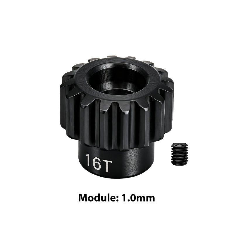GPM RACING,TRAXXAS-MAXX, MAXX W/WIDEMAXX HARDEN STEEL #45 MOTOR GEAR 16T TXMS016TS