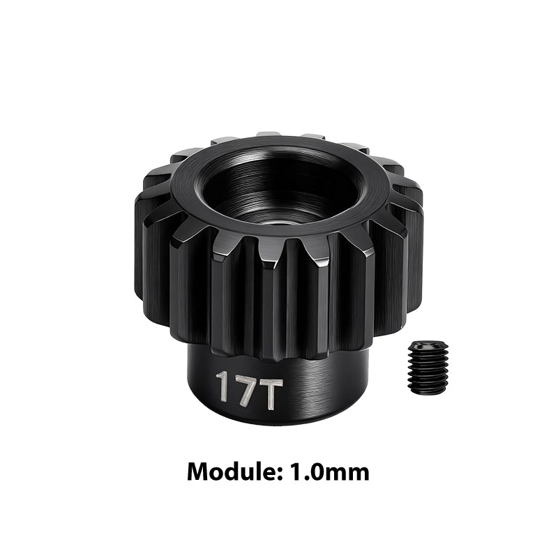 GPM RACING,TRAXXAS-MAXX,MAXX W/WIDEMAXX HARDEN STEEL #45 MOTOR GEAR 17T TXMS017TS