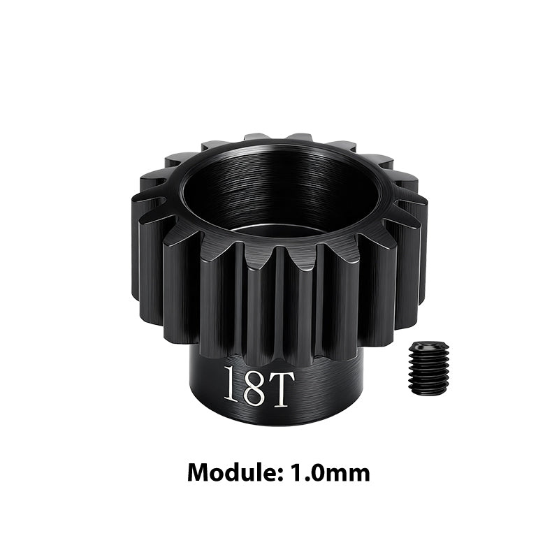 GPM RACING,TRAXXAS-MAXX,MAXX W/WIDEMAXX HARDEN STEEL #45 MOTOR GEAR 18T TXMS018TS