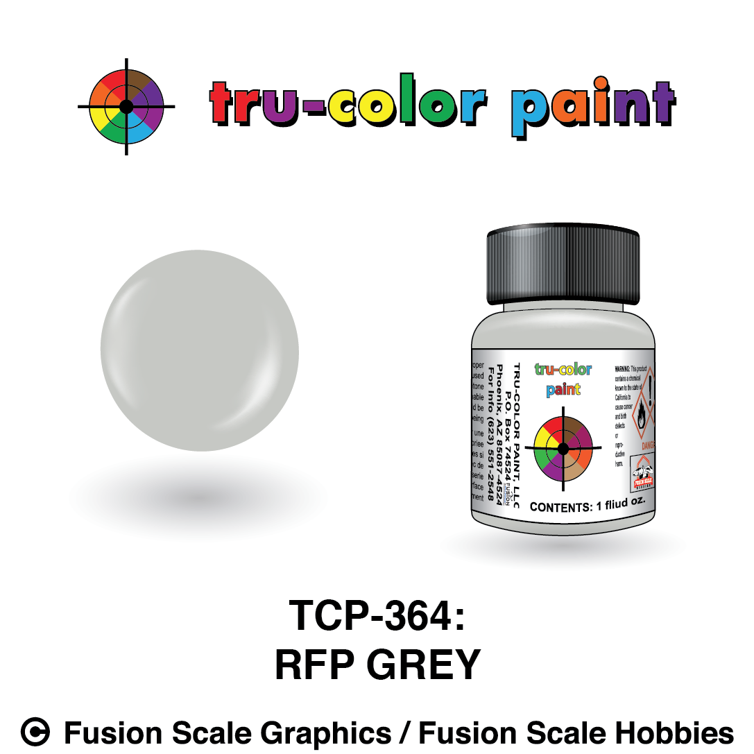 Tru Color Paint Richmond, Fredericksburg and Potomac Gray 1oz - 364