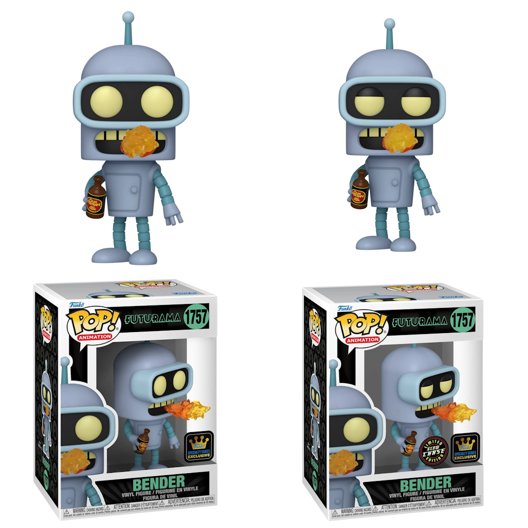 (PRE-ORDER) POP TV: Futurama S4- Bender (GLOW) (Chase Bundle) SPECIALTY SERIES EXCLUSIVE
