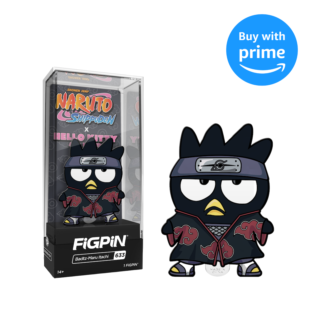 FiGPiN: Naruto x Hello Kitty & Friends – Badtz-Maru Itachi #633