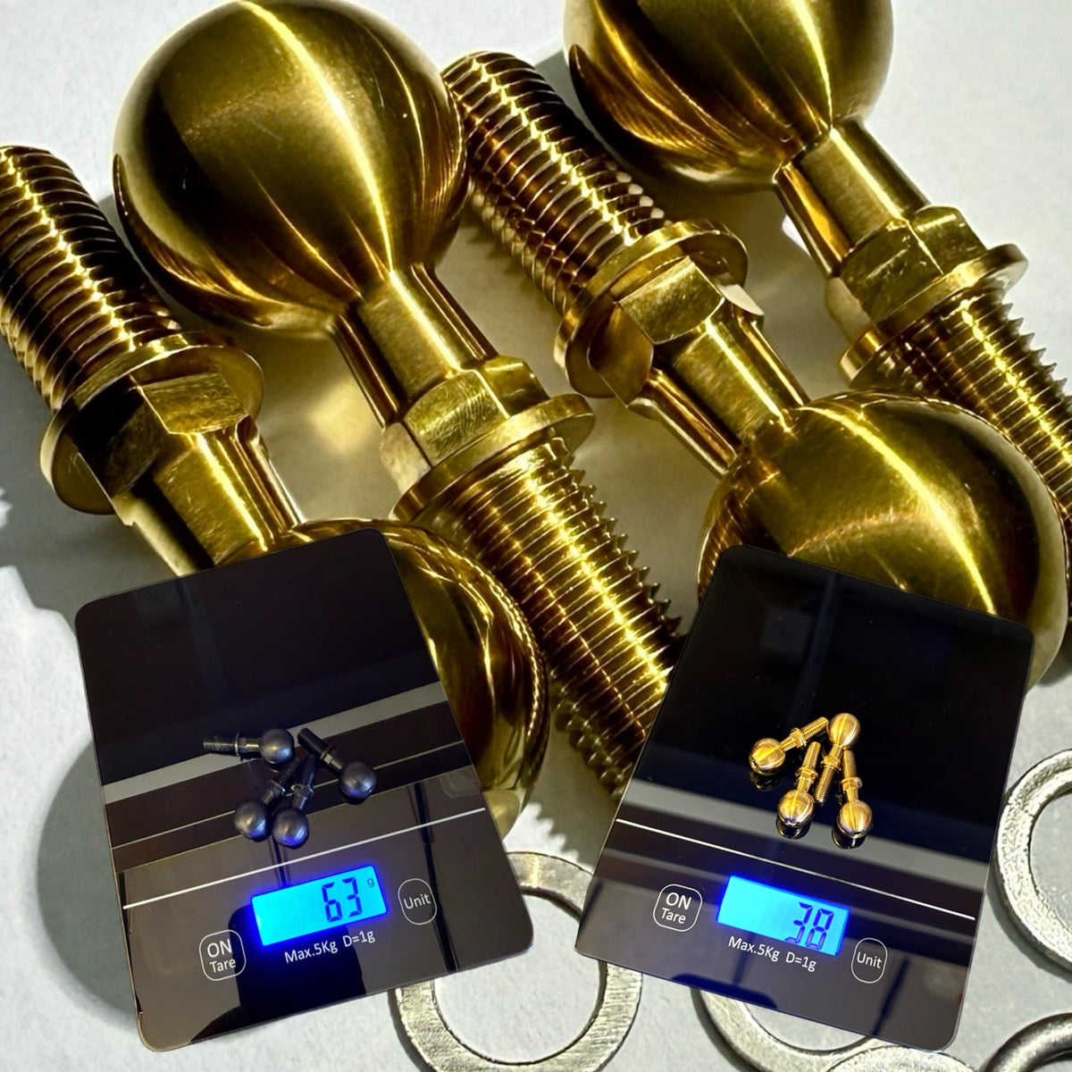 Perfect Pass Rc Titanium Pivot Balls For Arrma 6S & 1/7 Scale