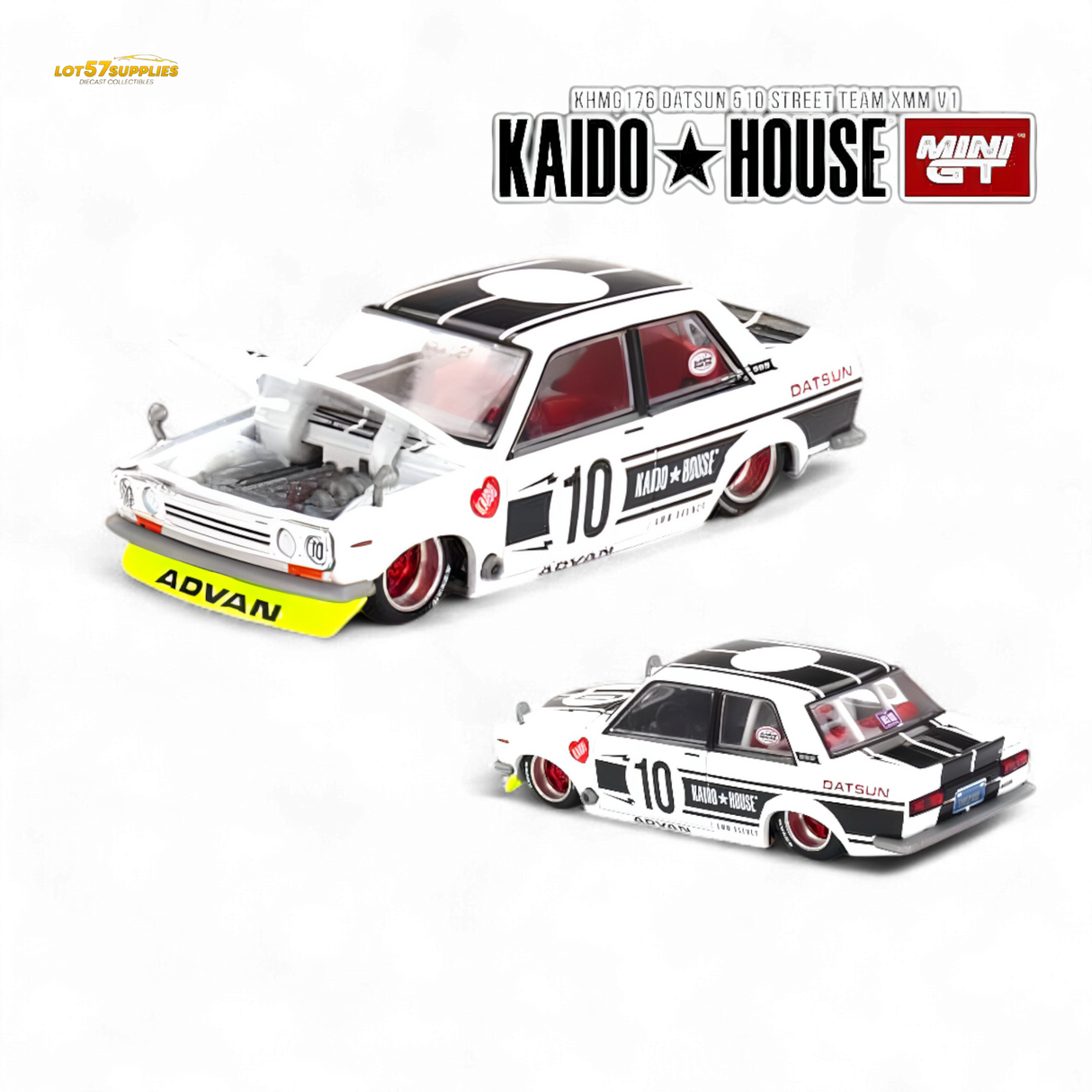 Kaido House Datsun 510 Street Team XMM 1:64