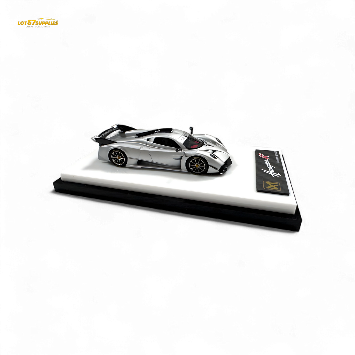 DMY Pagani Huayra R Matte Silver 1:64