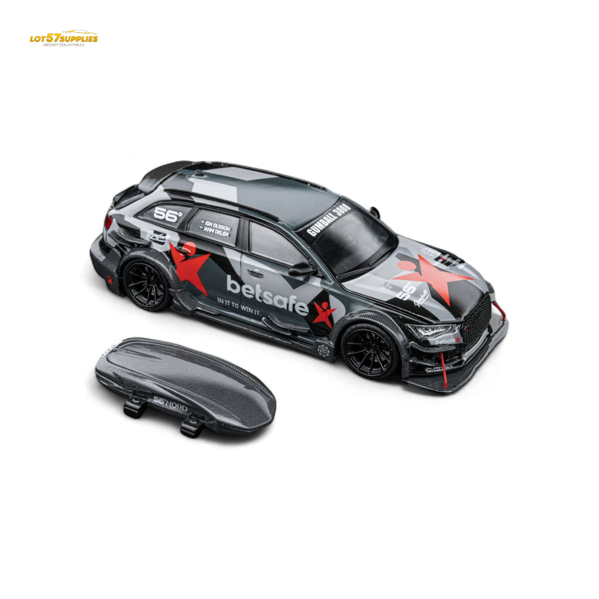 (Pre-Order) DCM Audi RS6 C7 DTM Betsafe Gumball 3000 - 1:64