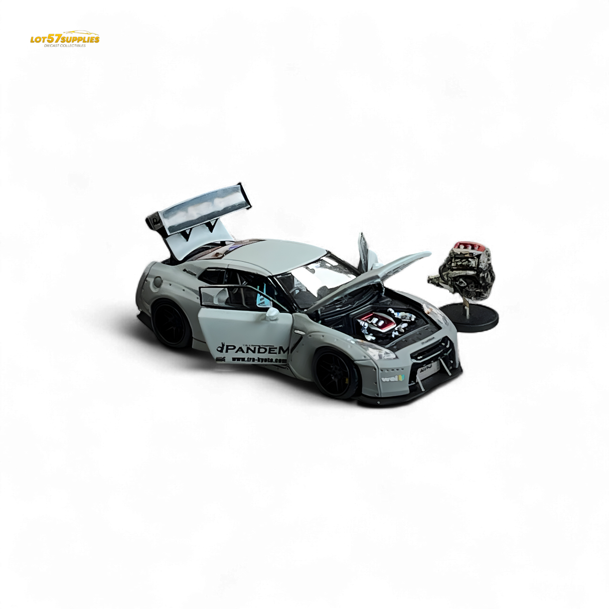 PGM Rocket Bunny R35 Combat Grey Luxury Version 1:64