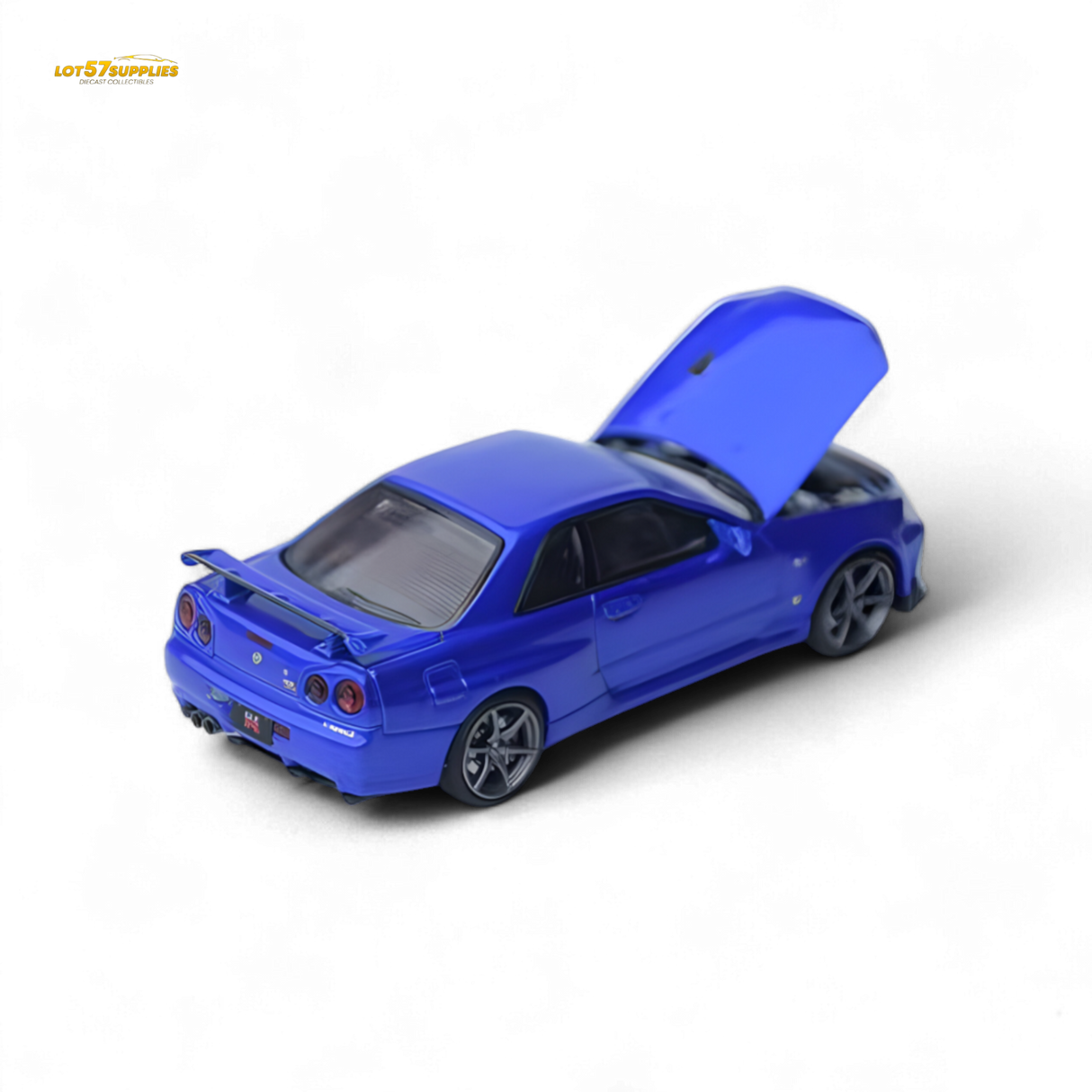 Focal Horizon Skyline GT-R R34 V-SPEC-II Bayside Blue 1:64