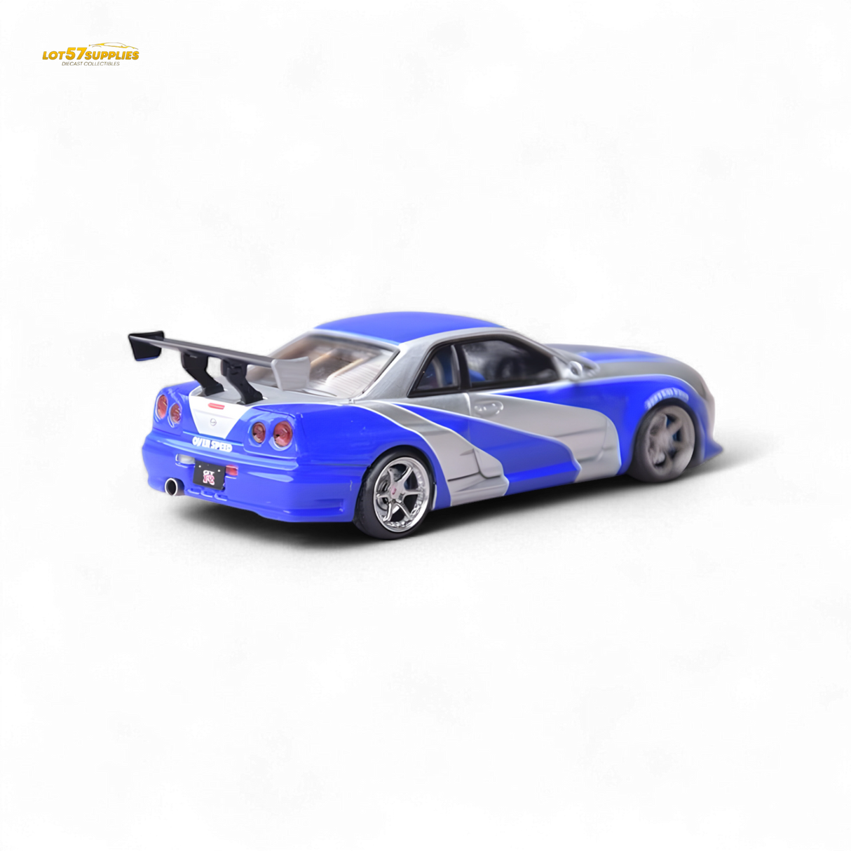 Focal Horizon Skyline GT-R R34 NFS Silver Blue 1:64