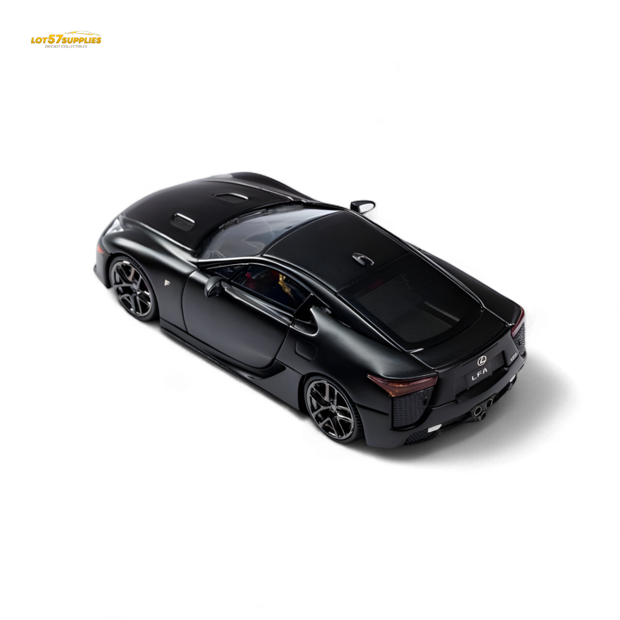 Model One Lexus LFA Matt Black 1:64