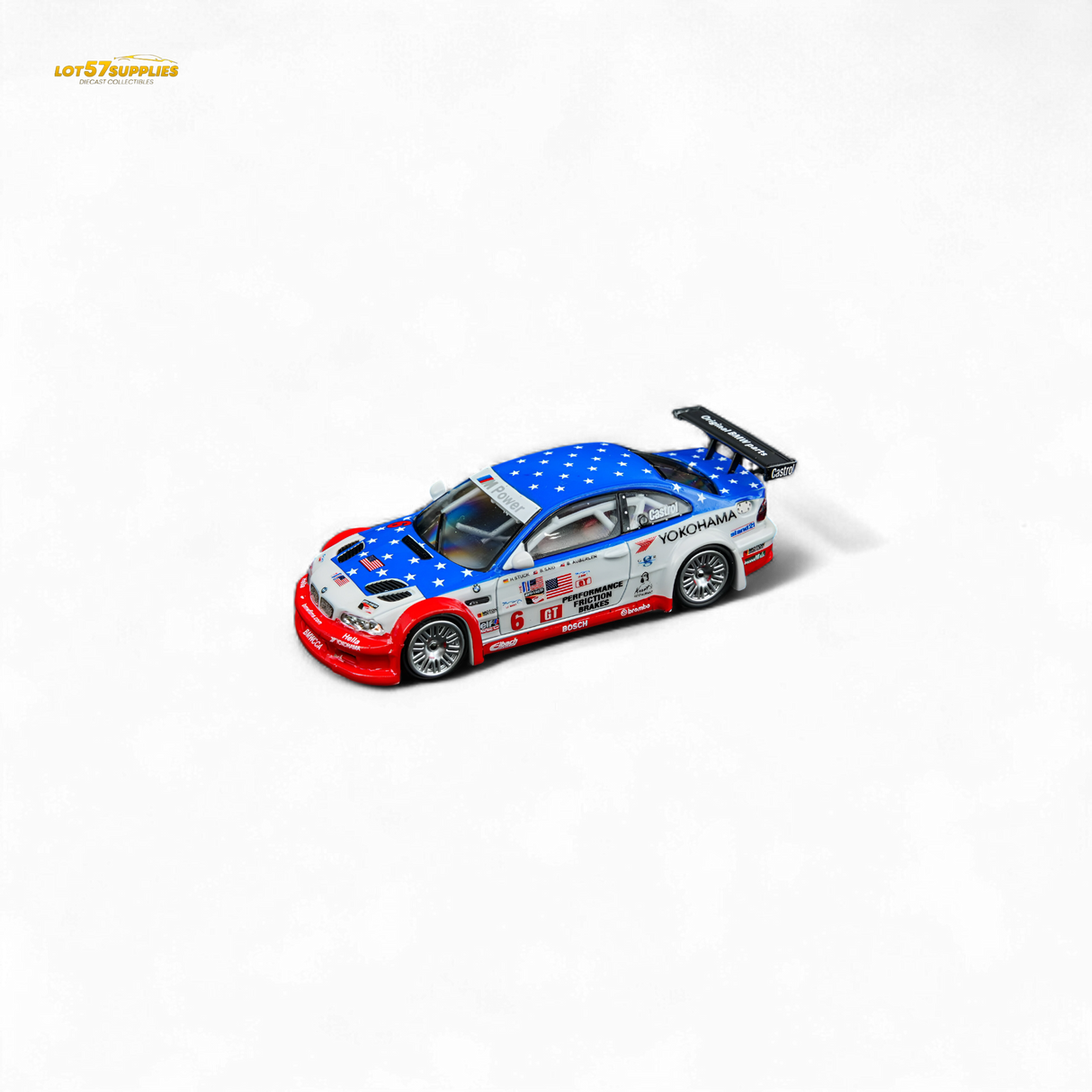 DCM & GOBOX BMW M3 GTR E46 Yokohama 6 1:64