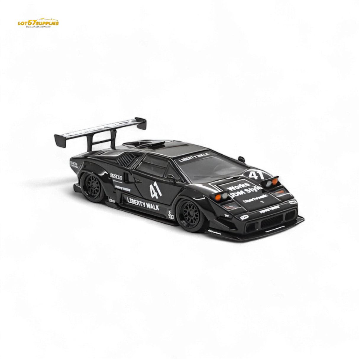 Vision64 Lamborghini Countach Luxury Version Black 1:64