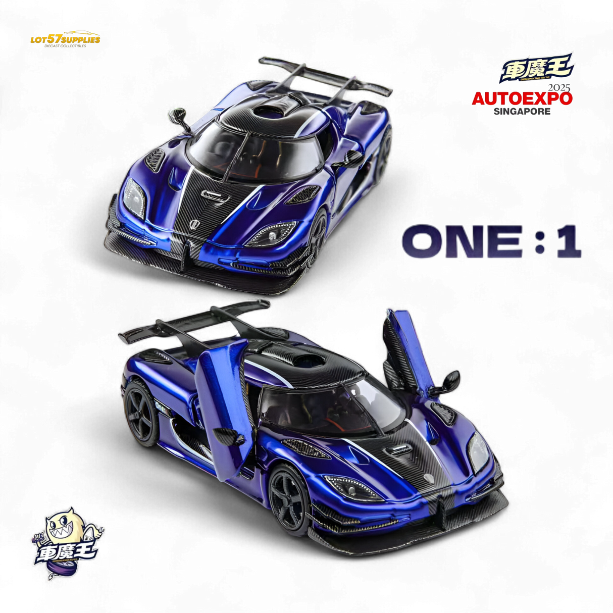Demon King Agera ONE:1 Blue 1:64
