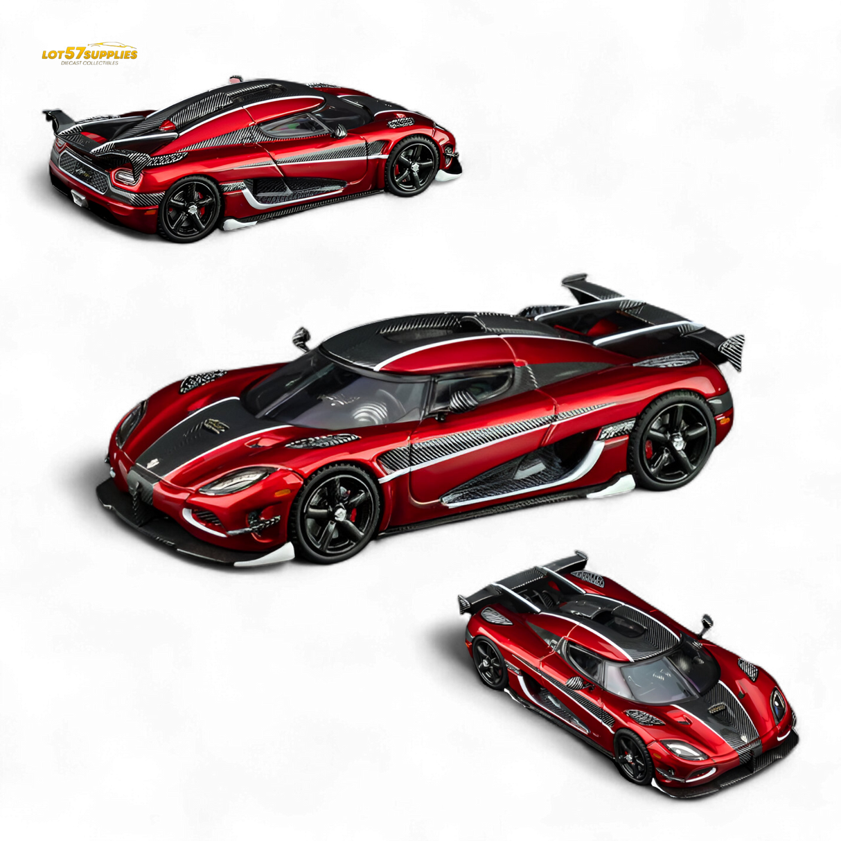 TPC Agera RS Metallic Red 1:64