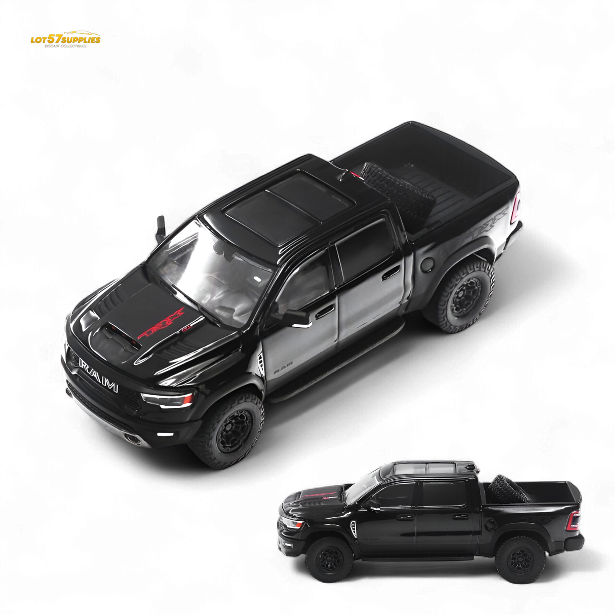 Shadow Pro Tyrannosaurus Rex Pickup Black 1:64
