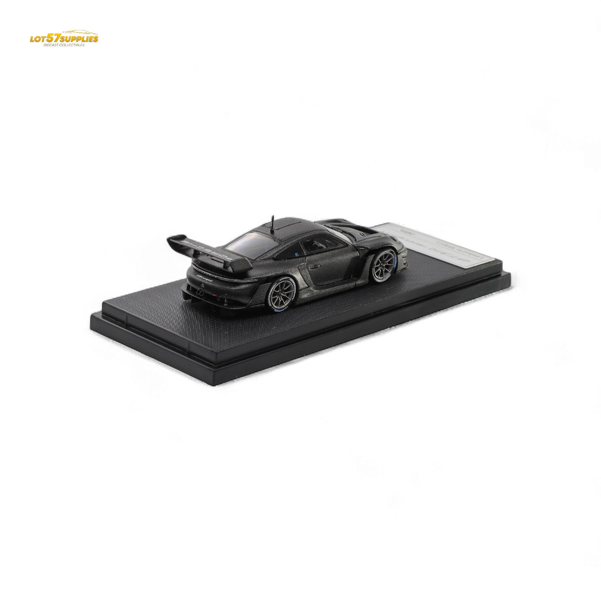 HKM Porsche 911 GT3 R Rennsport Full Carbon Black 1:64