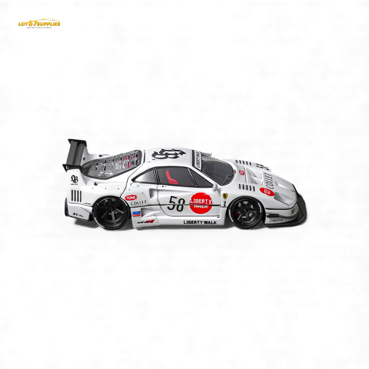 (Pre-Order) Star Models Ferrari F40 LB-Works White 1:64