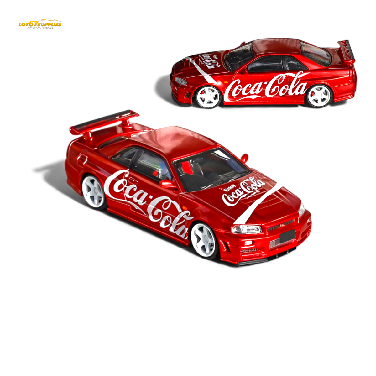 Fuji Nissan Skyline R34 GT-R Nismo Z-Tune Coca Cola 1:64 – Island