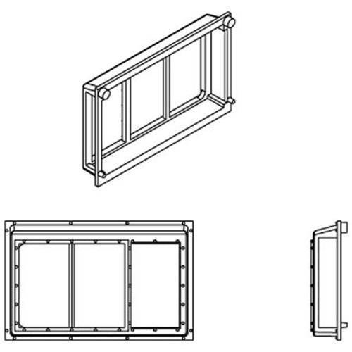 Athearn ATHG68222 HO Scale All-Weather Window 3 Pane (6)