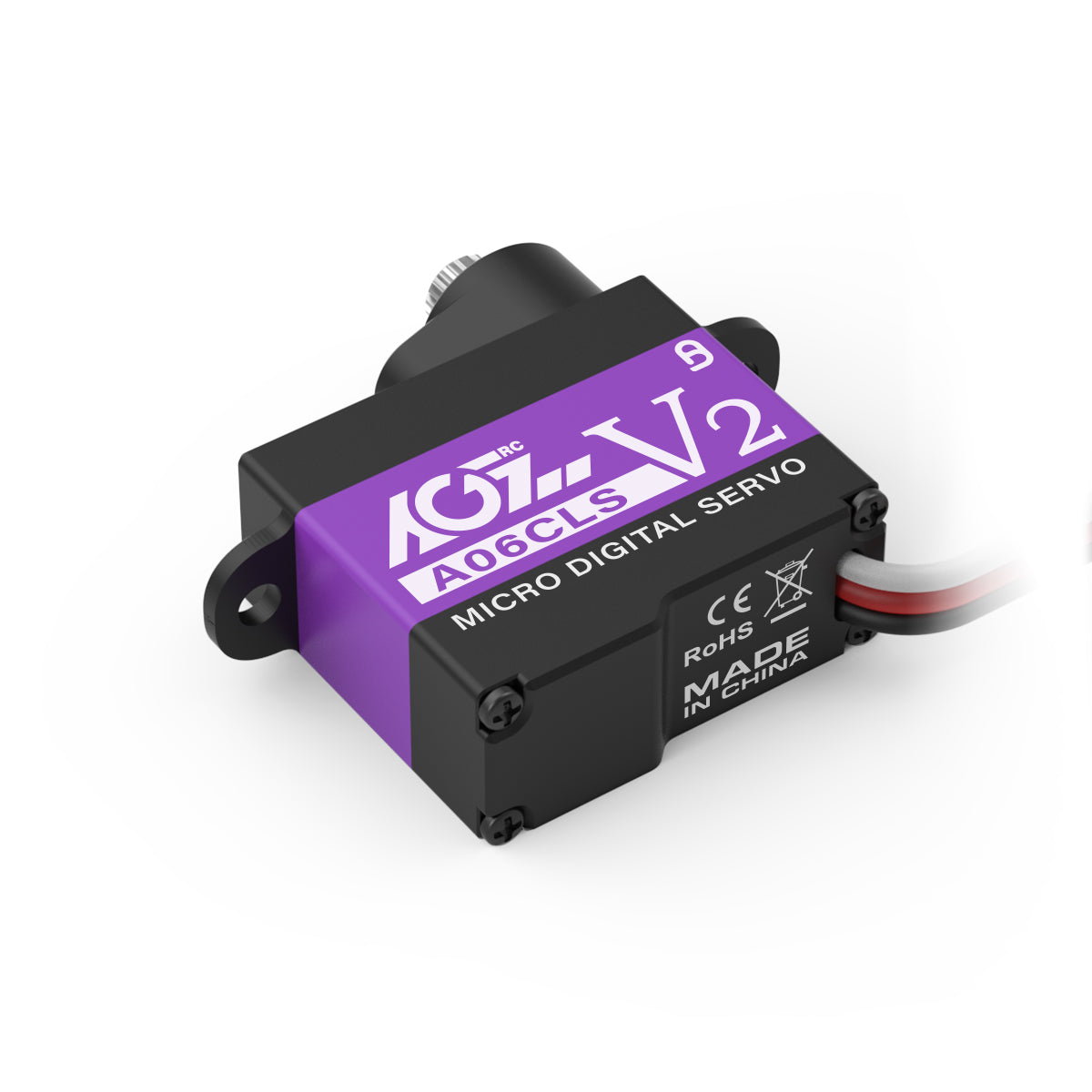 AGFRC A06CLS V2 Aluminum Case 20T High Precision 3KG 0.052Sec MG 7g Micro Digital Servo for Mini Z