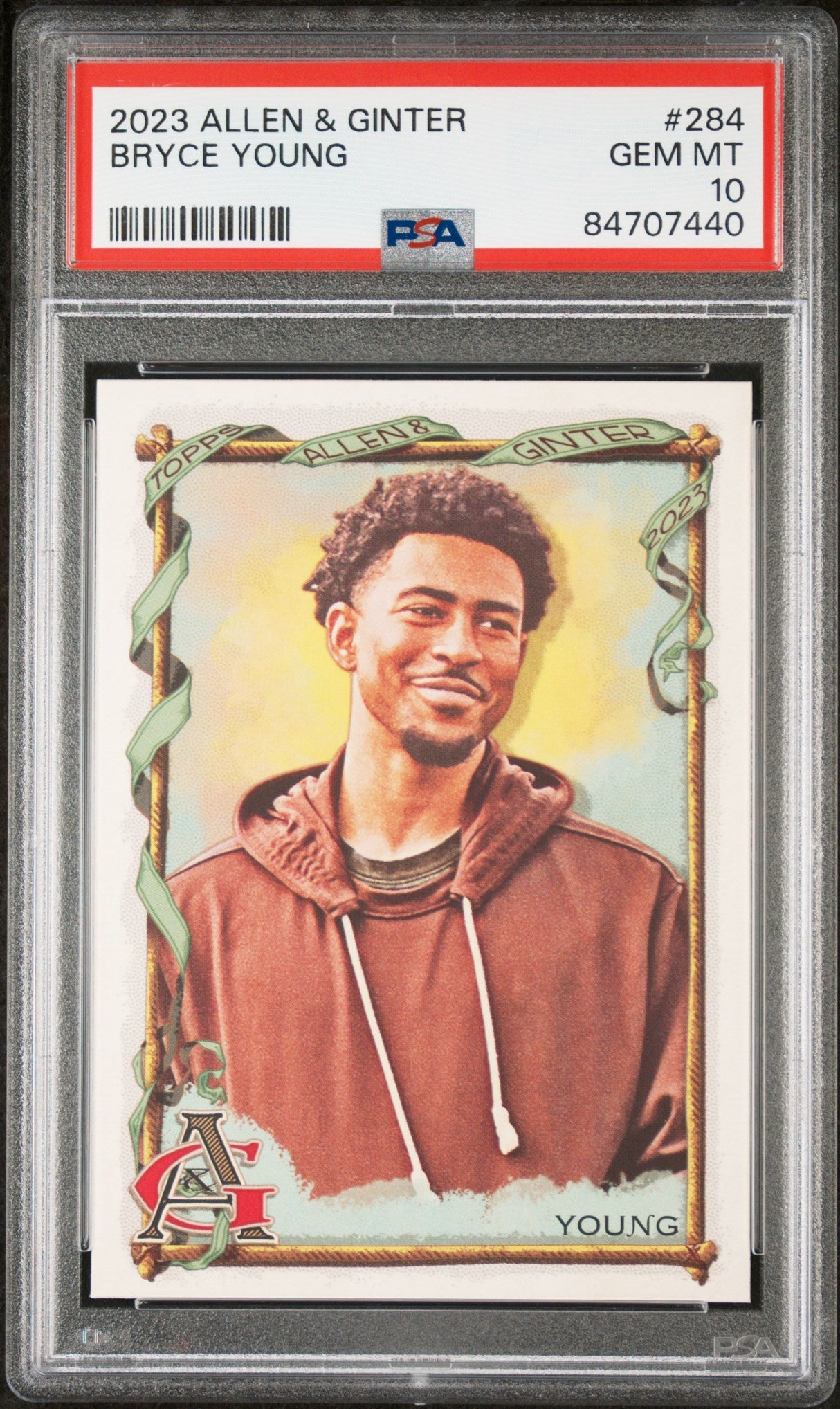 2023 TOPPS ALLEN & GINTER BRYCE YOUNG #284 - PSA 10 ROOKIE CARD