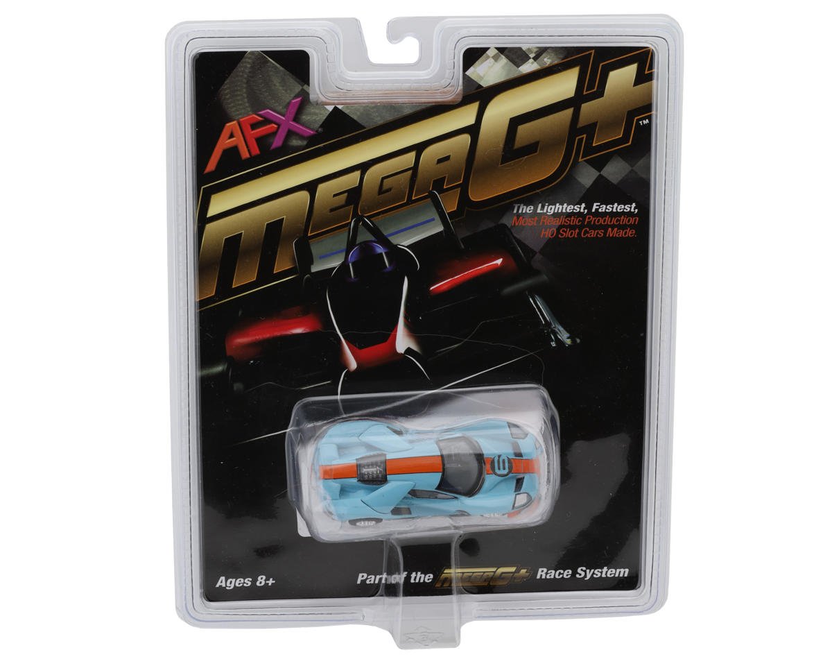 AFX AFX22052 2020 Ford GT Heritage #6 HO Slot Car (Blue) (LWB) (Mega G+)