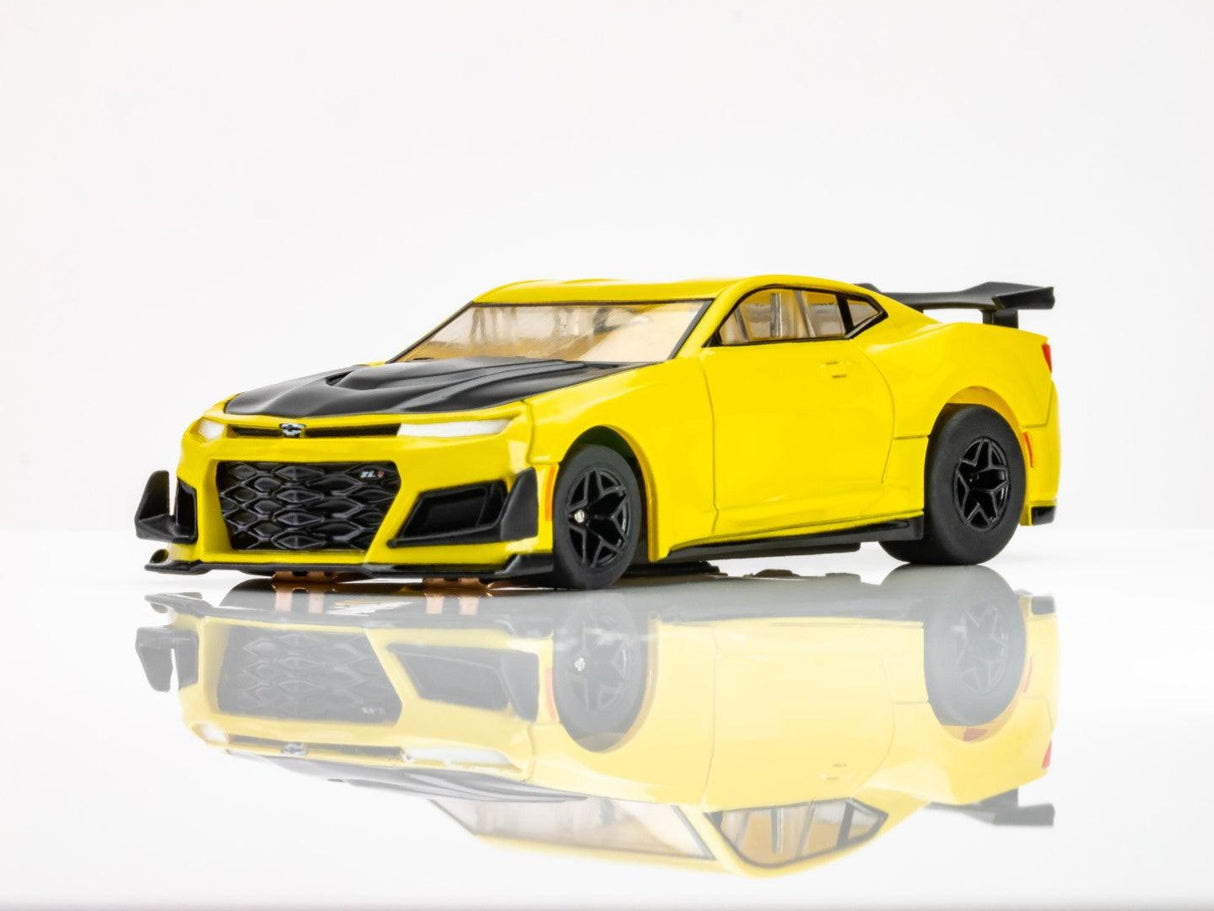 AFX 2021 Chevy Camaro 1LE Shock Yellow HO Scale Slot Car 22075 AFX22075
