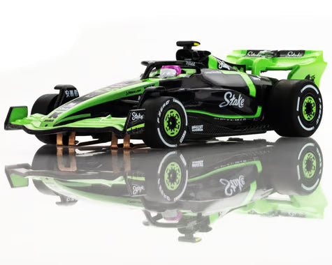 AFX AFX22092 Sauber F1 #24 C44 Stake FY HO Scale Slot Car (Green/Black) (LWB) (Mega G+)