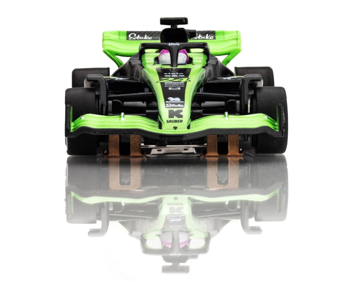 AFX AFX22092 Sauber F1 #24 C44 Stake FY HO Scale Slot Car (Green/Black) (LWB) (Mega G+)
