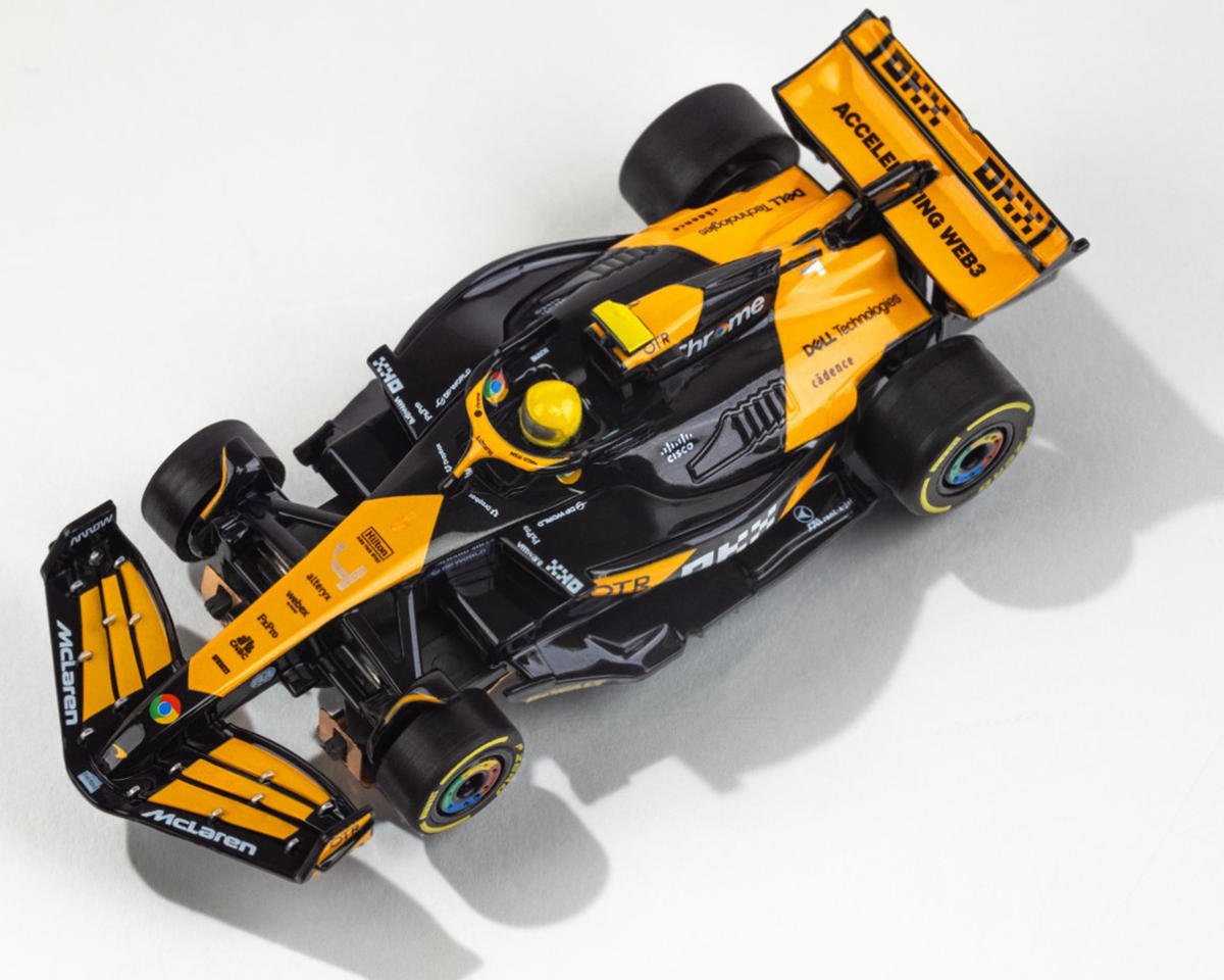 AFX AFX22103 McLaren MCL38 F1 #4 Australian Grand Prix 2024 HO Scale Slot Car