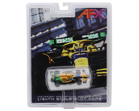 AFX AFX22120 MCLaren MCL38 F1 #4 Senna Monaco 2024 HO Scale Slot Car