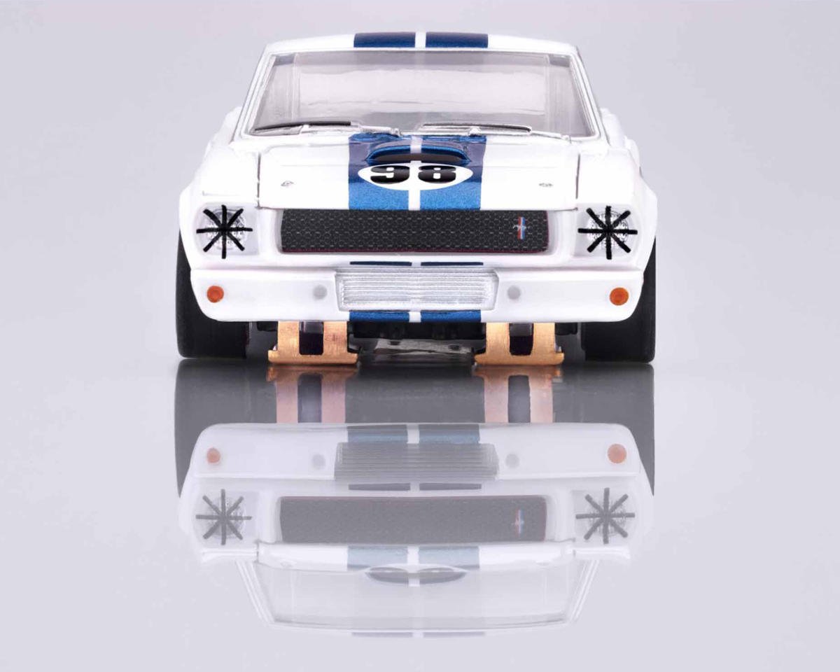 AFX AFX22125 1965 Donahue Shelby Mustang GT350R HO Scale Slot Car Miles