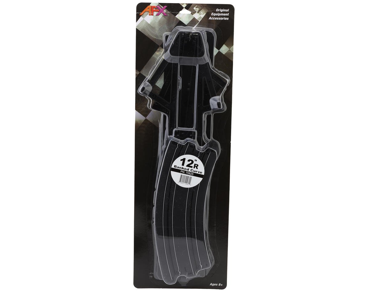 AFX AFX70625 12" Banked Curved Slot Car Track expansion Pieces (2)