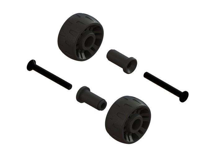 Arrma AR320420 Wheelie Bar Wheels Granite Senton