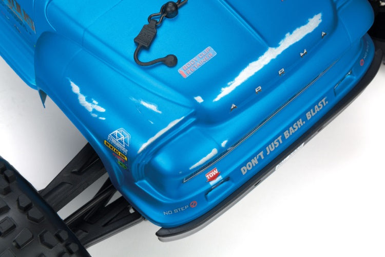 Arrma AR406152 Notorious 6S BLX Painted Decaled Trimmed Body Blue Real Steel