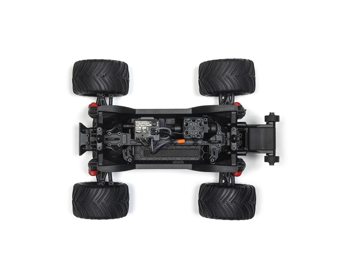 Arrma ARA2130T2 Gorgon Grom 4x4 1/16 RTR Brushed Monster Truck (Red) w/SLT2 2.4GHz Radio, Battery & Charger