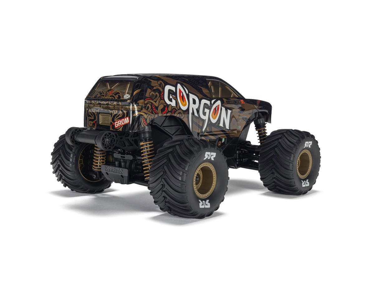 Arrma ARA2130T3 Gorgon Grom 4x4 1/16 RTR Brushed Monster Truck (Bronze) w/SLT2 2.4GHz Radio, Battery & Charger