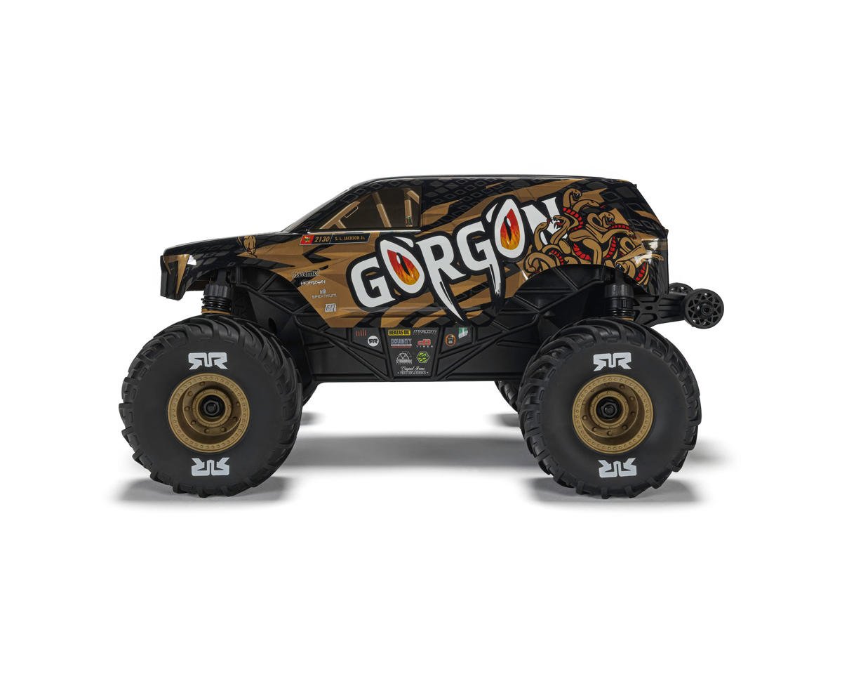 Arrma ARA2130T3 Gorgon Grom 4x4 1/16 RTR Brushed Monster Truck (Bronze) w/SLT2 2.4GHz Radio, Battery & Charger