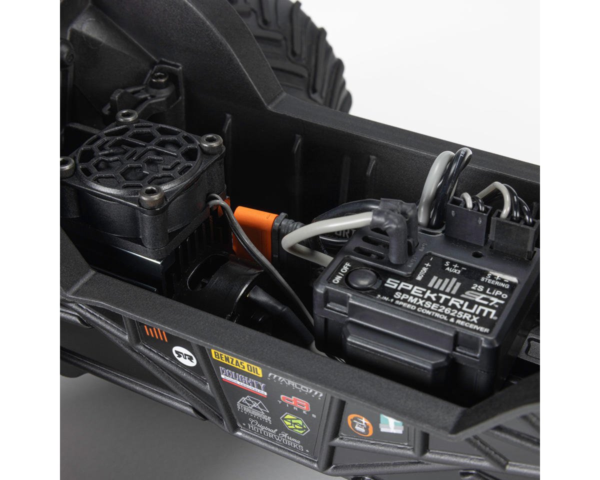 Arrma ARA2137T1 Quake Grom 4x4 1/16 RTR Brushed Monster Truck (Red) w/SLT2 2.4GHz Radio, Battery & Charger