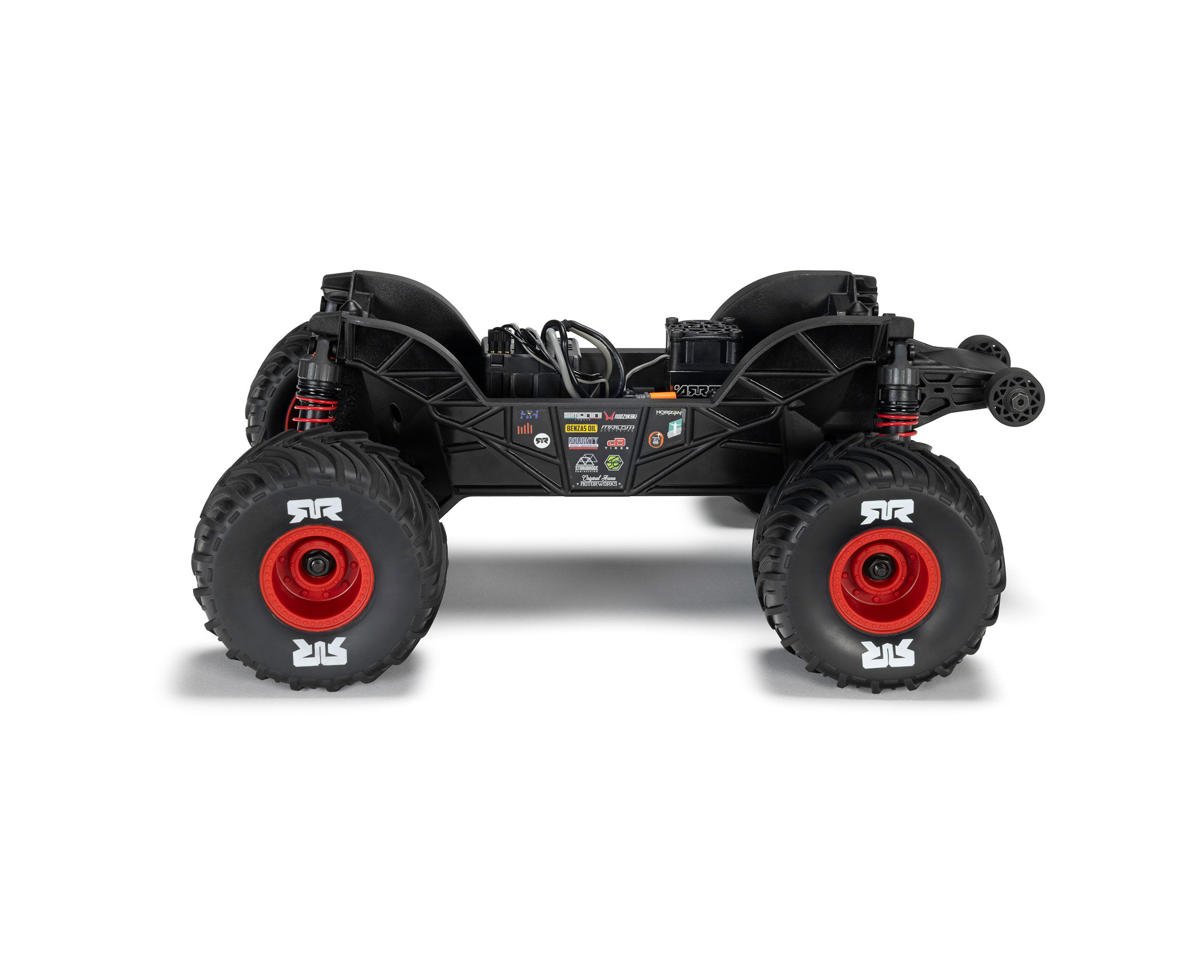 Arrma ARA2137T1 Quake Grom 4x4 1/16 RTR Brushed Monster Truck (Red) w/SLT2 2.4GHz Radio, Battery & Charger