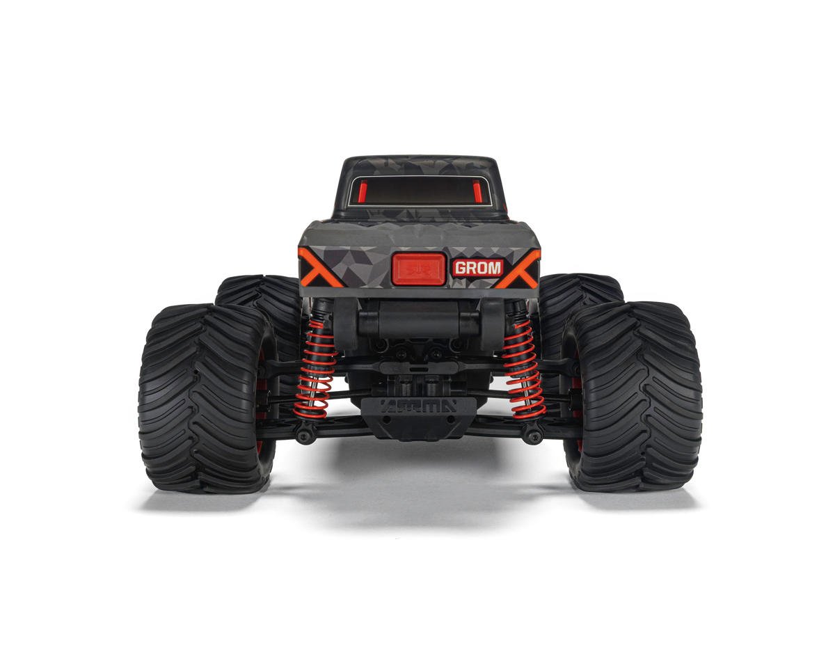 Arrma ARA2137T1 Quake Grom 4x4 1/16 RTR Brushed Monster Truck (Red) w/SLT2 2.4GHz Radio, Battery & Charger