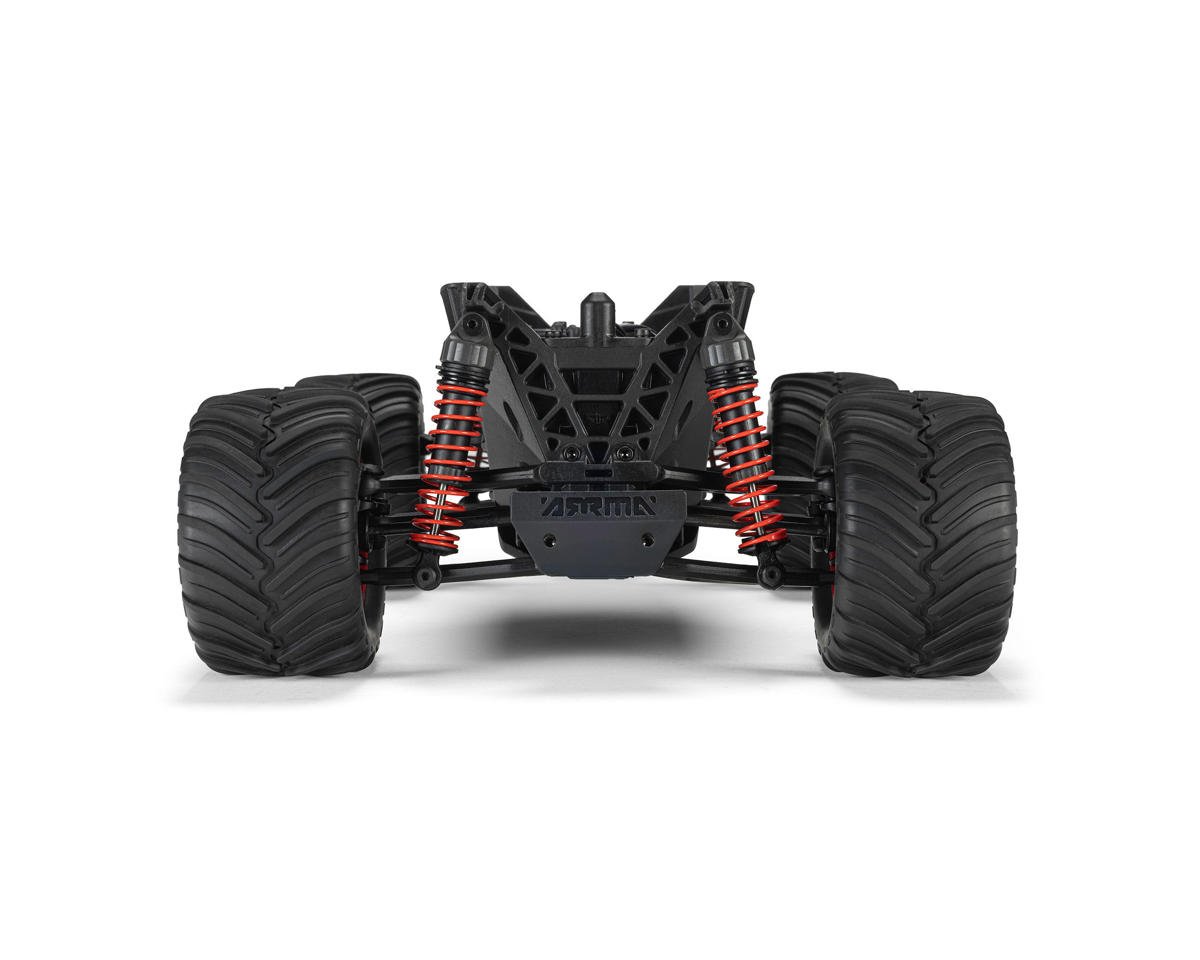 Arrma ARA2137T1 Quake Grom 4x4 1/16 RTR Brushed Monster Truck (Red) w/SLT2 2.4GHz Radio, Battery & Charger